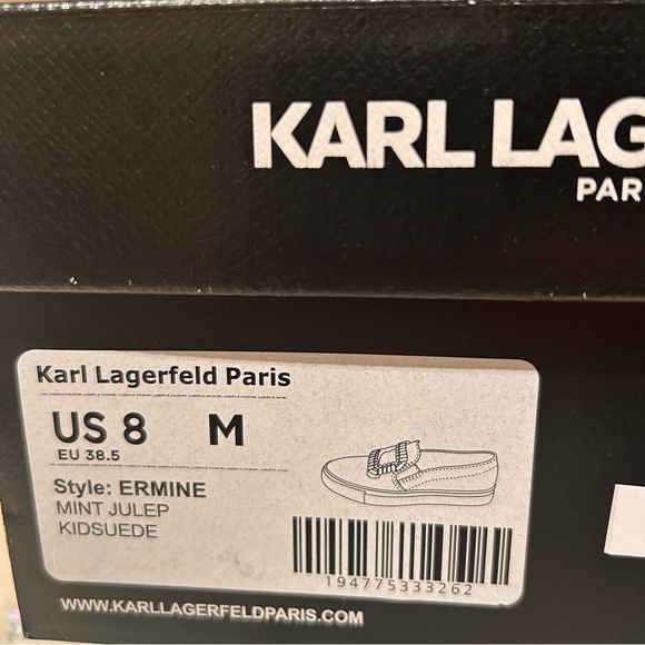 Karl Lagerfeld Kidsuede sneakers with Rhinestones - Picture 7 of 7